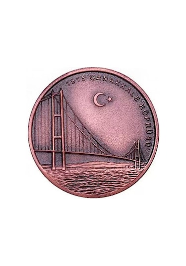 Agakulche 1915 Çanakkale Köprüsü Bronz Sikke Coin