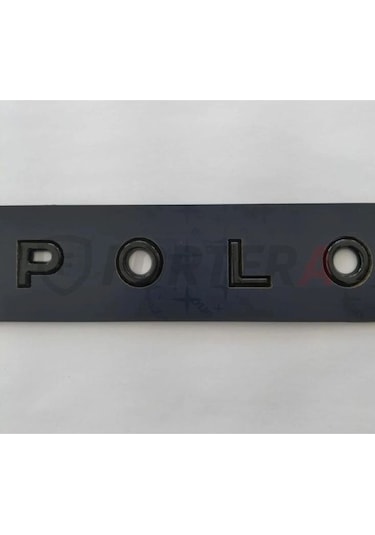 Bagaj Yazısı Siyah Polo 2019-