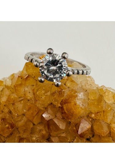 925 Ayar Parlak Gümüş Kadın Alyans Yüzük Sade Ve Şık Tasarım