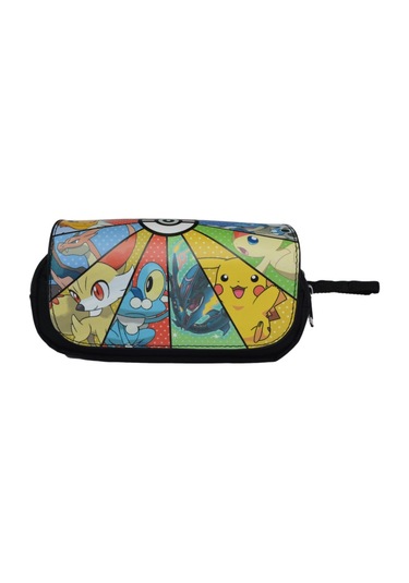 Erkek Ve Kız Çocukları İçin Kalem Kutusu, Anime 3d Baskılı Kalem Kutusu, Çift Fermuarlı Kalem Kutusu Style12 Çok Renkli
