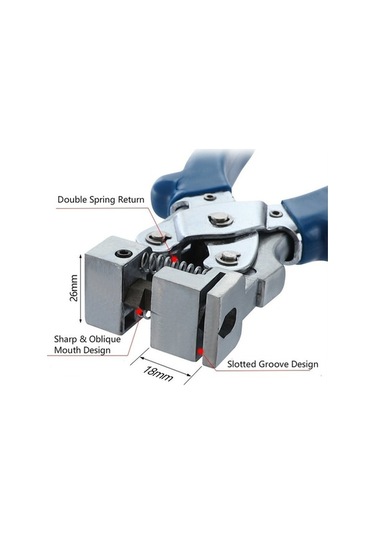 Pazly Ruıtool V-şekilli Katlama Pencesi, 90 Derece Açılı Pense Kelepçe, Kenar Bandı Şerit Pencesi, Turuncu