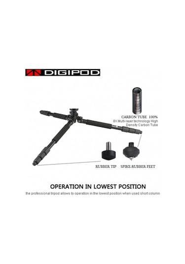 Digipod C-2540 Carbon Fiber Profesyonel Tripod Outlet