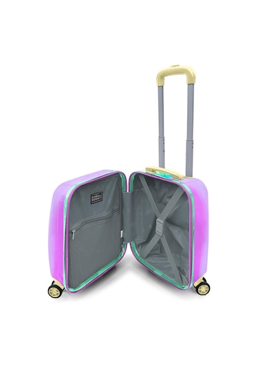 Coral High Renkli Çizgili Mini Kabin Boy Valiz 40cm 16786