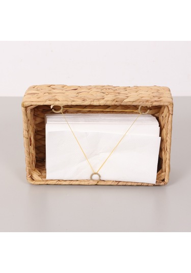 Miri Su Sümbülü Peçetelik 27x16x9 Cm Naturel