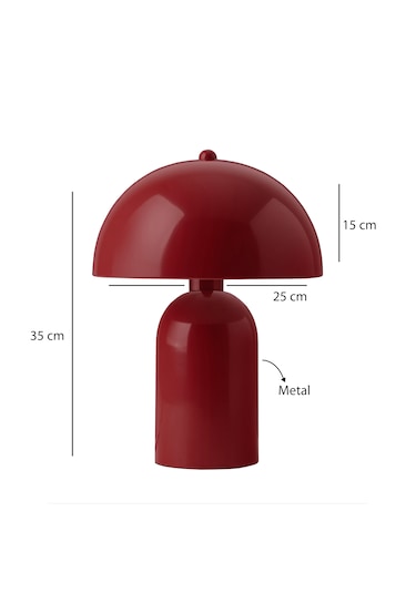 Homing Roma Retro Wine Red Masa Lambası 241881