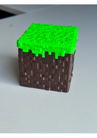 Minecraft Çim Bloğu Karakter Kutusu