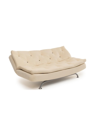 Pafu Rivo Üçlü Yataklı Koltuk - Soho Krem Krem