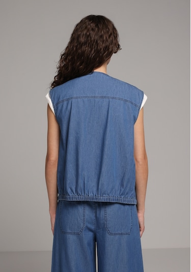 Colin's Colins Regular Fit Kadın Mid İndigo Denim Yelek Cl1081427 Q1.v1 Dn45031