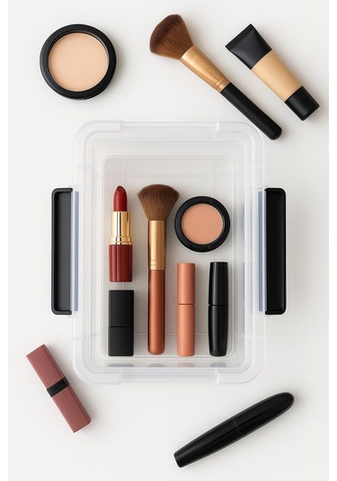 1,75 L Şeffaf Saklama Kutusu & Organizer Düzenleme Kutusu Şeffaf