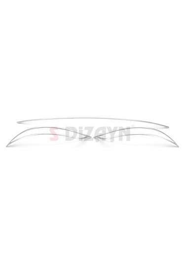 S-dizayn Fiat Egea Sd Krom Arka Tampon Difüzör Çıtası 3 Prç. 2015 Üzeri