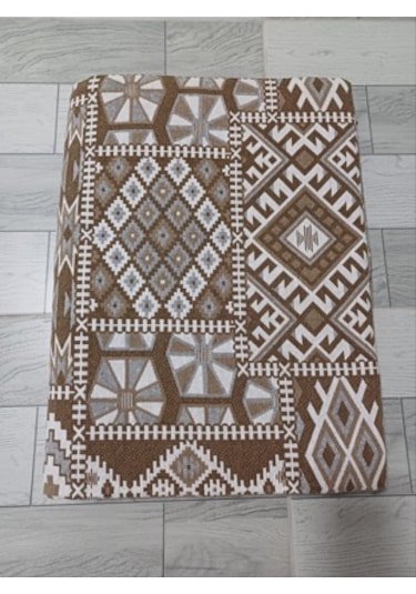 Savan Dokuma Halı Örtüsü 6m² 200 300cm Kale Kahve4 Kahverengi