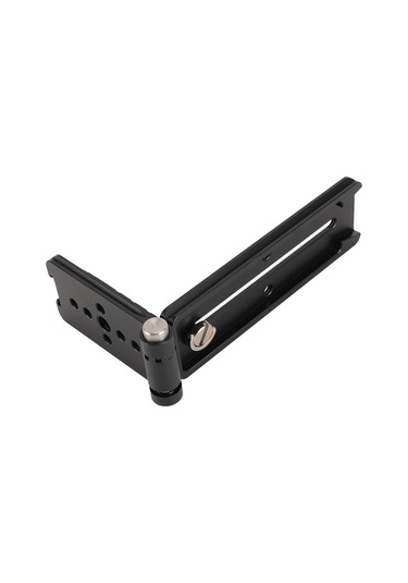 Geeroyoo Alüminyum Çift Katlı Eğilebilir L Tipi Kamera Hızlı Montaj Plakası - Arca Port Uyumlu, Soğuk Ayaklı, 1/4" & 3/8" Vida Delikleri İle Tripod Ve Aksesuarlar İçin Evrensel Kullanım