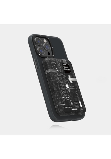 Youngkit Tech Serisi 15 W 5000 mAh Hızlı Şarj Özellikli Wireless Powerbank - Siyah