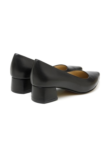 Topuklu/ Stiletto Kadın Rc-4004 Deriden Siyah Siyah