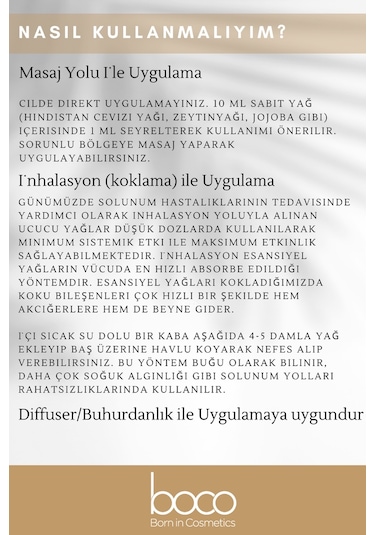 Boco Born In Cosmetics Lavanta + Portakal Saf Aromaterapi Uçucu Yağı 2 x 10 ML