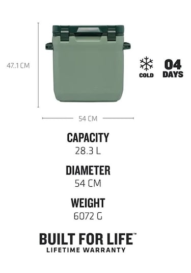 Stanley Adventure Taşınabilir Soğutucu Kamp Buzluğu 28 Lt 10-0193 Yeşil