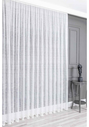 Evdepo Home Kullanıma Hazır Örme Tül Perde (540736759)