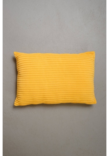 Peraluna Free Pıllow %100 Organik Pamuk Triko Yastık Kılıfı 60x40 Cm Sarı - Sarı