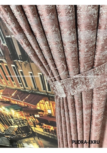 Fon Perde Taç Marka Ultra Dolgun Jakarlı Fonluk