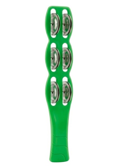 Temel Plastik Çubuk Tef 6 Zilli Yeşil 26 Cm