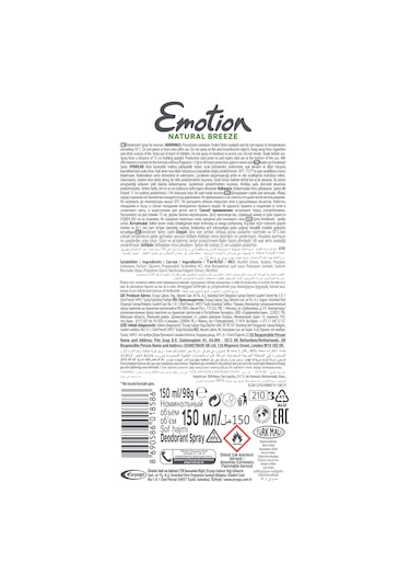 Emotion Natural Breeze Kadın Deodorant 150 ML + Roll-On 50 ML + Blade Green Dream Erkek Deodorant 150 ML + Green Dream Roll-On 50 ML