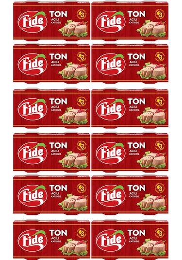 Fide Acılı Ton Balığı 24 x 160 G