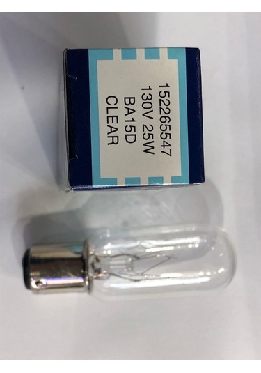 130v 25w Ba15d Clear Lamba