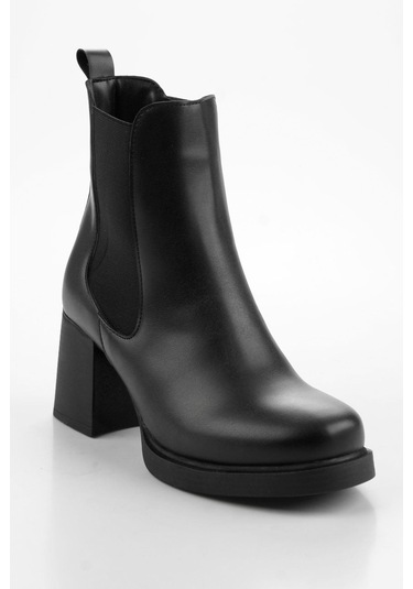 Siyah Kadın Bot & Bootie K02538036509 Siyah