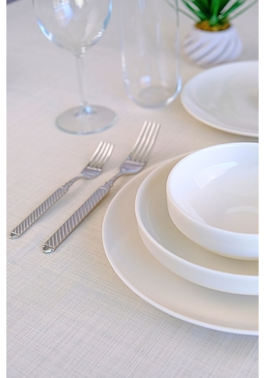 Tabak Evi Porselen Sofia Yemek Takımı 24 Parça 6 Kişilik