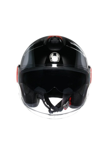 Agv Eteres Levanto Motosiklet Kaskı Gri - Siyah - Kırmızı