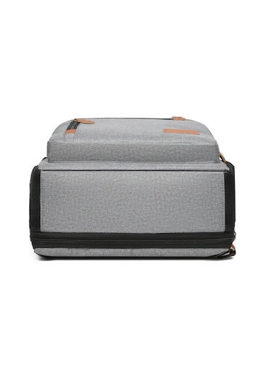 Jeemson Erkekler İçin 15.6" Laptop Bölmeli, Suluğa Dayanıklı, Geniş Depolama, Ergonomik Sırtlı, Çok Amaçlı Seyahat-iş Sırt Çantası Gri Gri