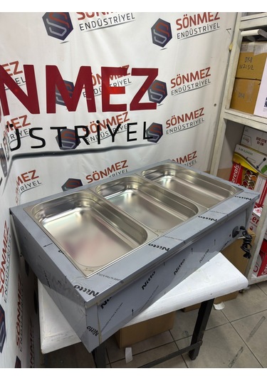 Sönmez Set Üstü Benmari 1/1 3 Lü Küvet 105x60x29 Cm