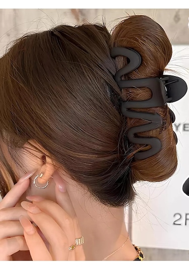 Evia Mat Saç Tokası Armadilli 200586343 Siyah