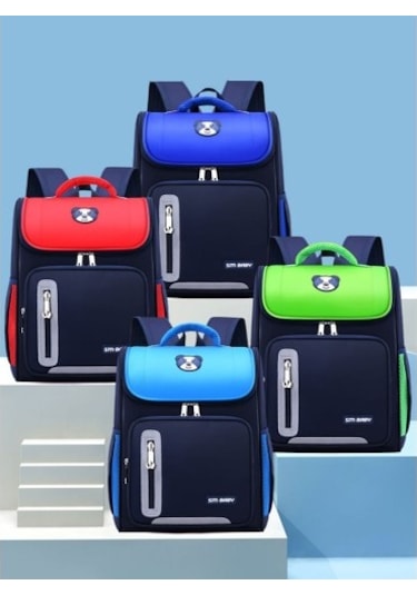 Xc Space Ilkokul Gece Yansıtıcı Sırt Çantası Oox7eg Açık Mavi