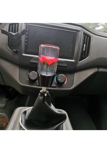 Vites Topuzu Kırmızı Çiçek Görünümlü 10 Cm / Icvı219 Renkli