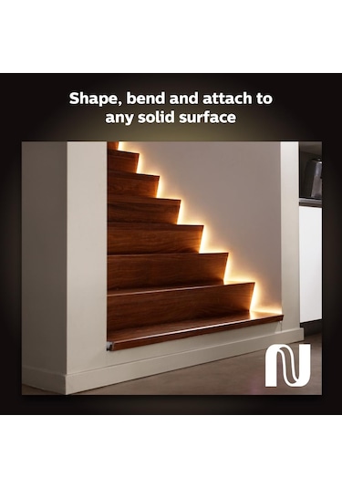 Philips Hue Akıllı LED Şerit 1 mt. V4 (Güç Adaptörü Dahil Değildir)