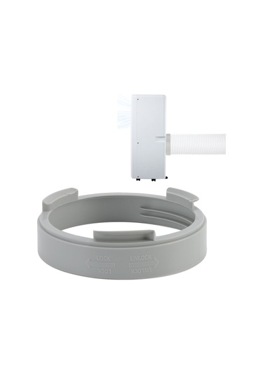 Fosenze 150mm 5.9 İnç Evrensel Klima Soğutucu Boru Bağlantı Köprüsü - Saat/yönsüz Vida, Sabit Bağlantı, Abs Malzeme, Kolay Kurulum