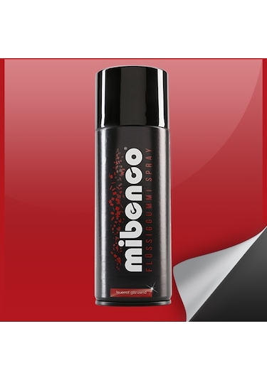 Plasti Dip - Mibenco 400Ml Sprey - Parlak Ateş Kırmızı