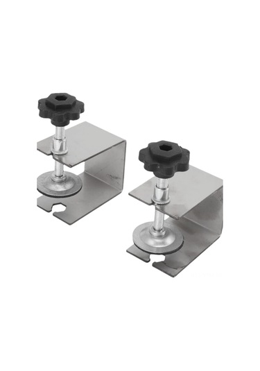 Geeksen Stainless Steel G-clamp For Drawer Panels: Non-slip, Scratch-resistant, Secure Installation 152g, Bow-type Diğer