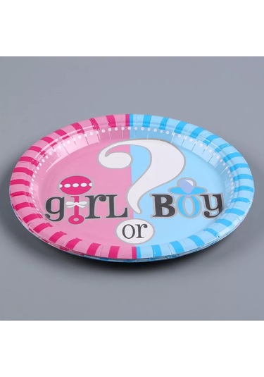 Love Land Cinsiyet Partisi İçin Tek Kullanımlık Parti Tabakları Seti 6 Kişilik 177194399 Diğer