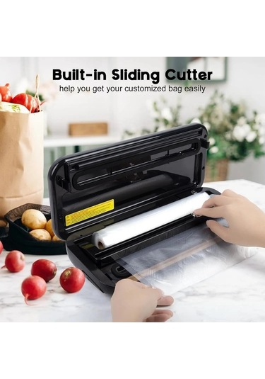 Jl Dahili Kesici Ve Vakum Poşeti İle Otomatik Led Dokunmatik Zt