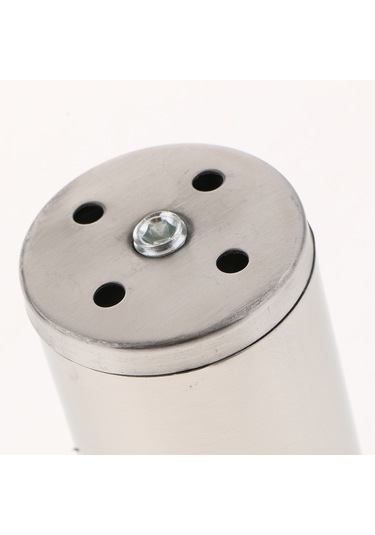 Suntek 2 Adet Paslanmaz Çelik Kanepe Ayakları Mobilya 12cm 12cm