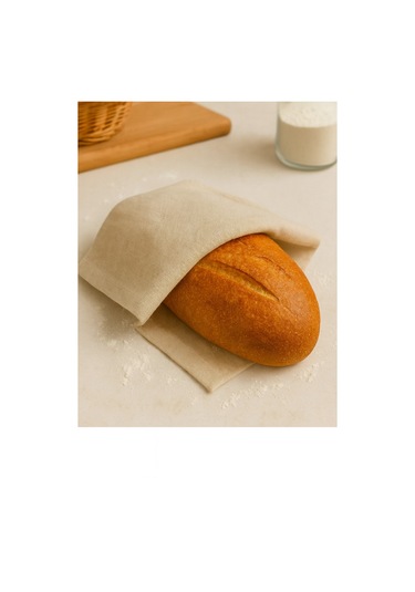 70x70 Hamur Mayalama Örtüsü Ham Bez Kumaştan, Nefes Alabilen Doğal Mutfak Örtüsü Bej