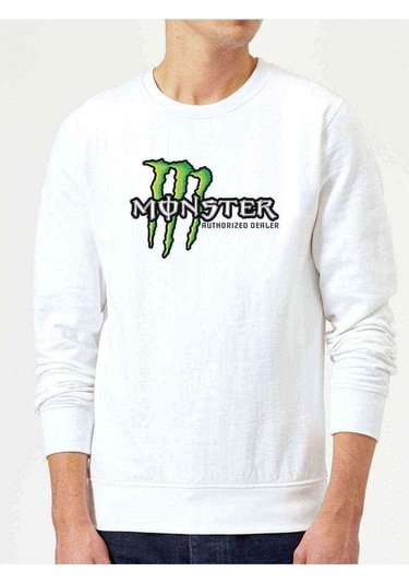 Monster Energy Bask l Beyaz Erkek Orme Sweatshirt L Fiyatlar ve Ozellikleri