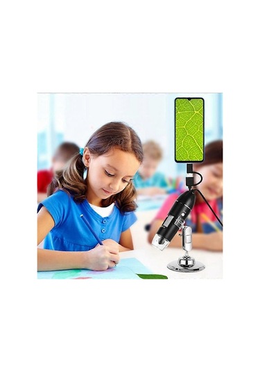 3'ü 1 Arada Usb Kameralı 1600x Dijital Mikroskop, Lehimleme İçin Taşınabilir Elektronik Mikroskop, Ce İçin Led Büyüteç Diğer