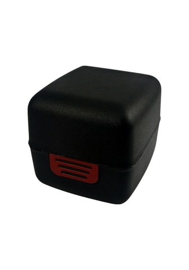 Özer Kutu Siyah Sert Plastik Saat Kutusu 6 Li Paket İçi Süngerli Siyah