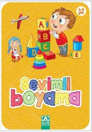 Sevimli Boyama - Sarı- Altın Kitaplar