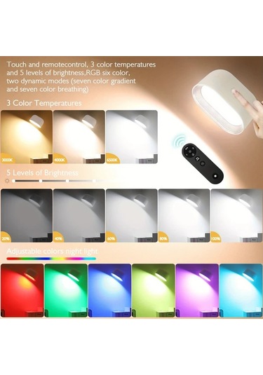 Motion003 Modern Manyetik Duvar Lambası Beyaz Uzaktan Kumanda İle 360 Dönebilen Dokunmatik Gece Lambası Rgb Renk Degisen Kisilabilir Usb Sarjli Aplik Yatak Odasi Oturma Odasi Koridor İcin Beyaz Motion003 Modern Manyetik Duvar Lambası Beyaz Uzaktan Kumanda İle 360 Dönebilen Dokunmatik Gece Lambası Rgb Renk Degisen Kisilabilir Usb Sarjli Aplik Yatak Odasi Oturma Odasi Koridor İcin Beyaz