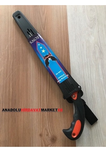 Leons Bağ Budama Testeresi 27CM Çift Diş Ahşap Testeresi Kılıflı