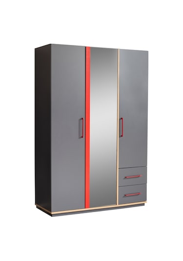 setaymobilya Gardırop, Antre Genç Odası Takımı, Antre 3 Kapaklı Dolap - Setay